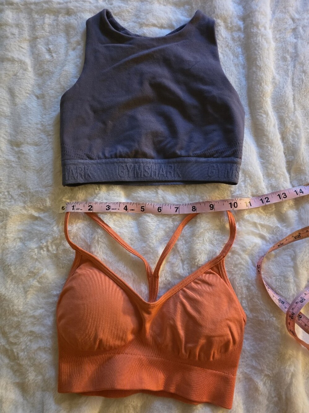 GYMSHARK BUNDLE | Size XS | Purple Gray & Orange Sports Bras NWOT